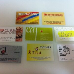 TARJETAS DE VISITA, TRIPTICOS, FLYERS CATÁLOGO